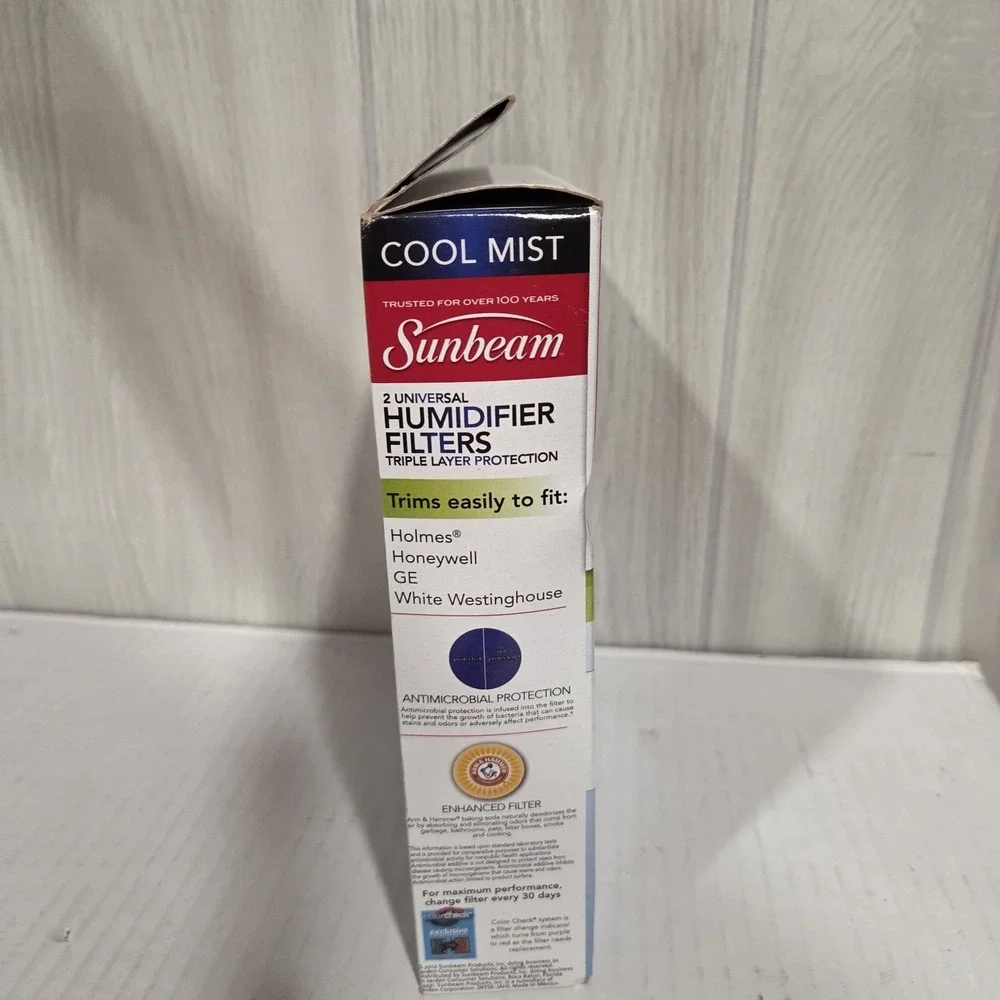 Sunbeam (SFU001) Cool Mist Humidifier Filter - Pack of 2
